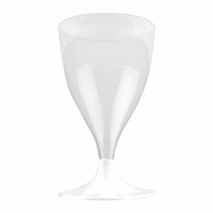 Santex Plastové poháre na víno biele 10ks 200ml