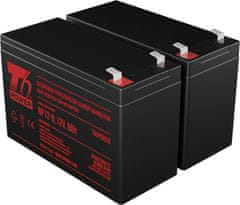 T6 power Sada batérií pre Fortron EP 2000 SP, VRLA, 12 V