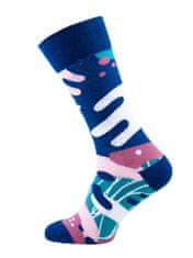 Veselé farebné vzorované ponožky Scribble multicolor veľ. 43-46