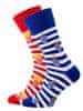 Pánske farebné ponožky Fries and Soda farebné veľ. 39-42