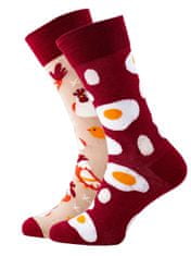 Pánske farebné ponožky Egg and Chicken červené veľ. 39-42