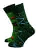 Many Mornings Pánske ponožky map zelená 39-42