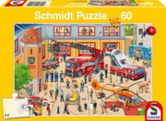 Schmidt Puzzle Detský deň na požiarnej stanici 60 dielikov