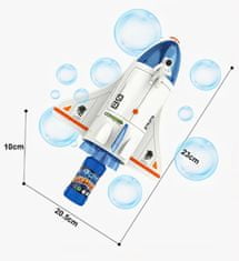 Luxma Výroba mydlových bublín raketového astronauta FH102