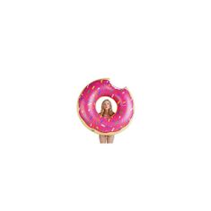AUR Nafukovací kruh Donut - ružový (120cm)