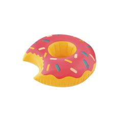 AUR Nafukovací držiak na pitie - Donut ružový