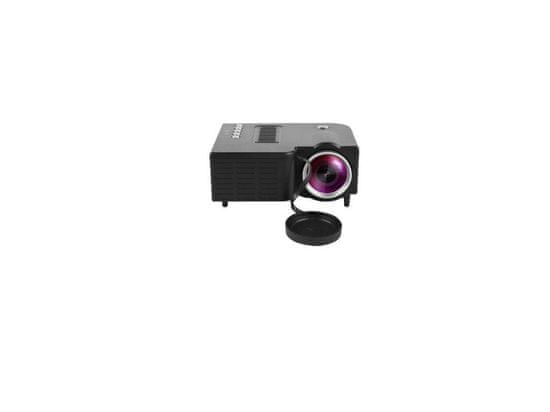 commshop Domáci projektor HD 1080P - čierny