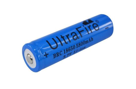 AUR 2x Batéria pre čelovky - Ultra Fire - 18650 - 3.7V