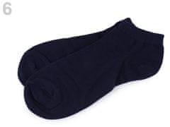 commshop 3x Bavlnené vysoké ponožky čierne veľkosť 35-38