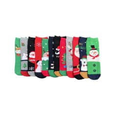 commshop Dámske vianočné thermo ponožky 6 párov - veľkosť 35-38