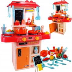 Luxma Detská kuchynka s chladničkou a 170 plynovými varnými doskami