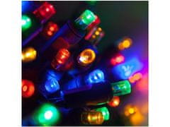 commshop Vonkajšia LED vianočná reťaz, rôznofarebná, 20m, 1000 LED, so zábleskami