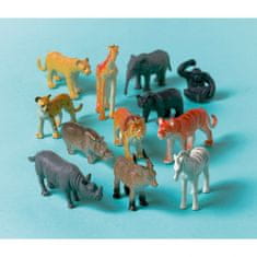 Amscan Figurky Safari zvieratá 12ks