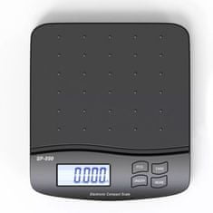 Oem SF-550 digitálna stolná váha do 30kg / 1g čierna