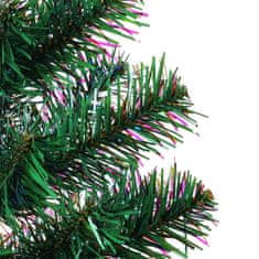 Vidaxl Umelý vianočný stromček s farebnými vetvičkami zelený 120cm PVC