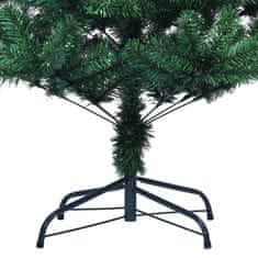 Vidaxl Umelý vianočný stromček s farebnými vetvičkami zelený 120cm PVC