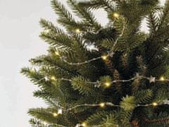 LAALU Vianočná svetelná reťaz s hviezdami 1,9 m WARM WHITE