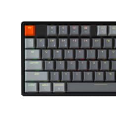 Keychron K8 Mechanická klávesnica RGB, Aluminium, Brown Gateron K8-C3