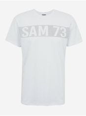 SAM73 Biele pánske tričko SAM 73 Barry XXL