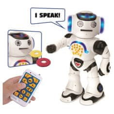 Lexibook Powerman Interaktívny hovoriaci robot so svetelnými efektmi, diaľkové ovládanie