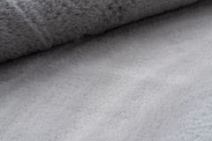 Dywany Lusczów Kusový koberec BUNNY strieborný, velikost 160x220