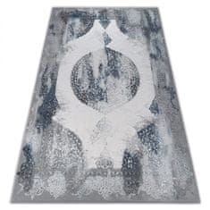 Dywany Lusczów Kusový koberec AKRYLOVÝ VALENCIA 5040 modrý/sivý, velikost 80x150