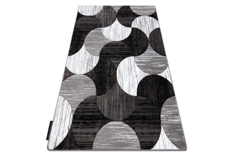 Dywany Lusczów Kusový koberec ALTER Geo mušľa sivý, velikost 160x220