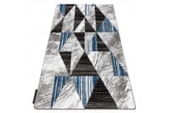 Dywany Lusczów Kusový koberec ALTER Nano trojuholníky modrý, velikost 180x270