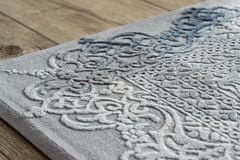 Dywany Lusczów Kusový koberec AKRYLOVÝ VALENCIA 5040 modrý/sivý, velikost 80x150