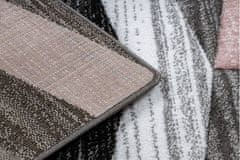 Dywany Lusczów Kusový koberec ALTER Bax pruhy ružový, velikost 160x220