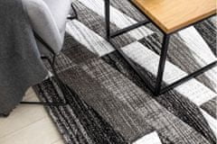 Dywany Lusczów Kusový koberec ALTER Bax pruhy sivý, velikost 80x150