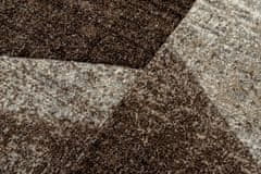 Dywany Lusczów Kusový koberec FEEL Fish hnedý, velikost 140x190