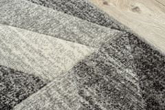 Dywany Lusczów Kusový koberec FEEL Fish sivý, velikost 160x220