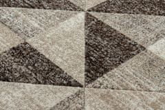 Dywany Lusczów Kusový koberec FEEL Triangle béžovo-hnedý, velikost 120x170