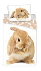Jerry Fabrics Obliečky fototlač Bunny brown 140x200, 70x90 cm