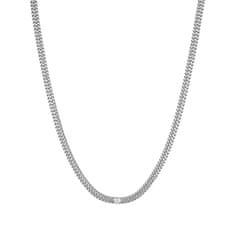 Liu.Jo Dvojitý oceľový náhrdelník so srdiečkom Chains LJ1819
