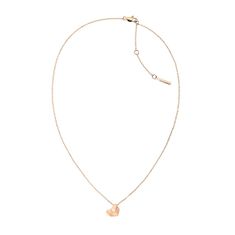 Calvin Klein Romantický bronzový náhrdelník so srdiečkom In Love 35000037