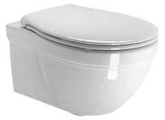 Gsi , CLASSIC závesná WC misa, 37x55 cm, biela ExtraGlaze, 871211