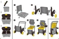 Luxma Náradie dielenský stolík na vozík pre deti 008-928