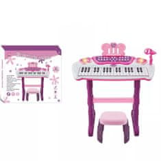 Luxma Detská klávesnica, organ, klavír, mikrofón 883br