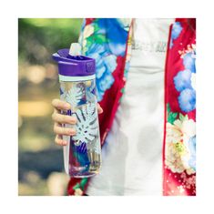 QUOKKA Quokka Sip, Športová plastová fľaša s výsuvným náustkom TROPICOOL 830ml, 06963