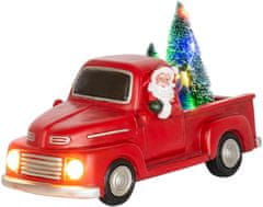 MAGIC HOME Vianočné auto so santom, LED, 3xAA, interiér