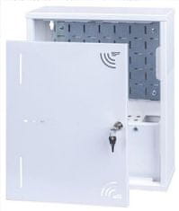 sapro Telekomunikačná montážna skriňa na omietku 340x420x90 TESM-420X340X90N, lesklá biela