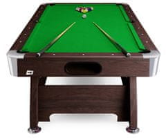Hs Hop-Sport Biliardový stôl Vip Extra 9 FT hnedo/zelený