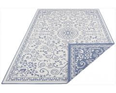 NORTHRUGS Kusový koberec Twin Supreme 103867 Blue / Cream – na von aj na doma 80x150