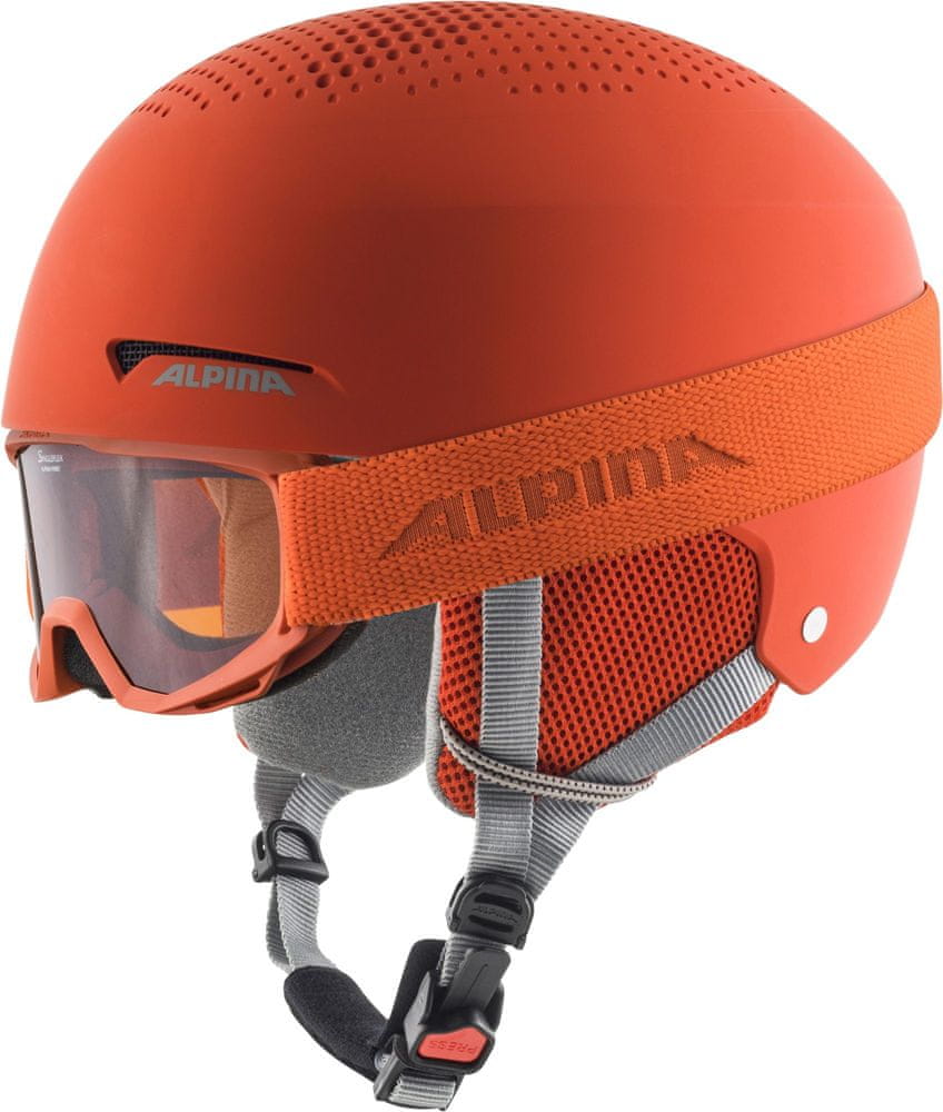 Alpina Sports lyžiarska prilba Alpina Zupo Set & Piney oranžová 48 - 52