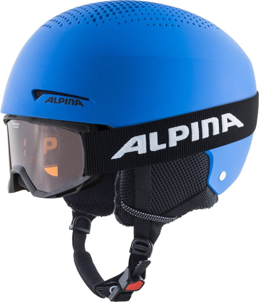 Alpina Sports lyžiarska prilba Alpina Zupo Set & Piney modrá 48 - 52