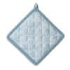 Chňapka štvorcová SVEA 100% bavlna modrá