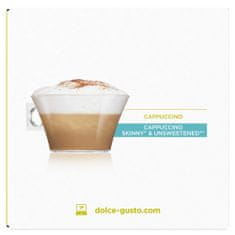 NESCAFÉ Cappuccino Skinny Unsweetened - kávové kapsule - 16 ks