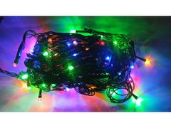 AUR Vnútorná LED vianočná reťaz - rôznofarebná, 18m, 180 LED